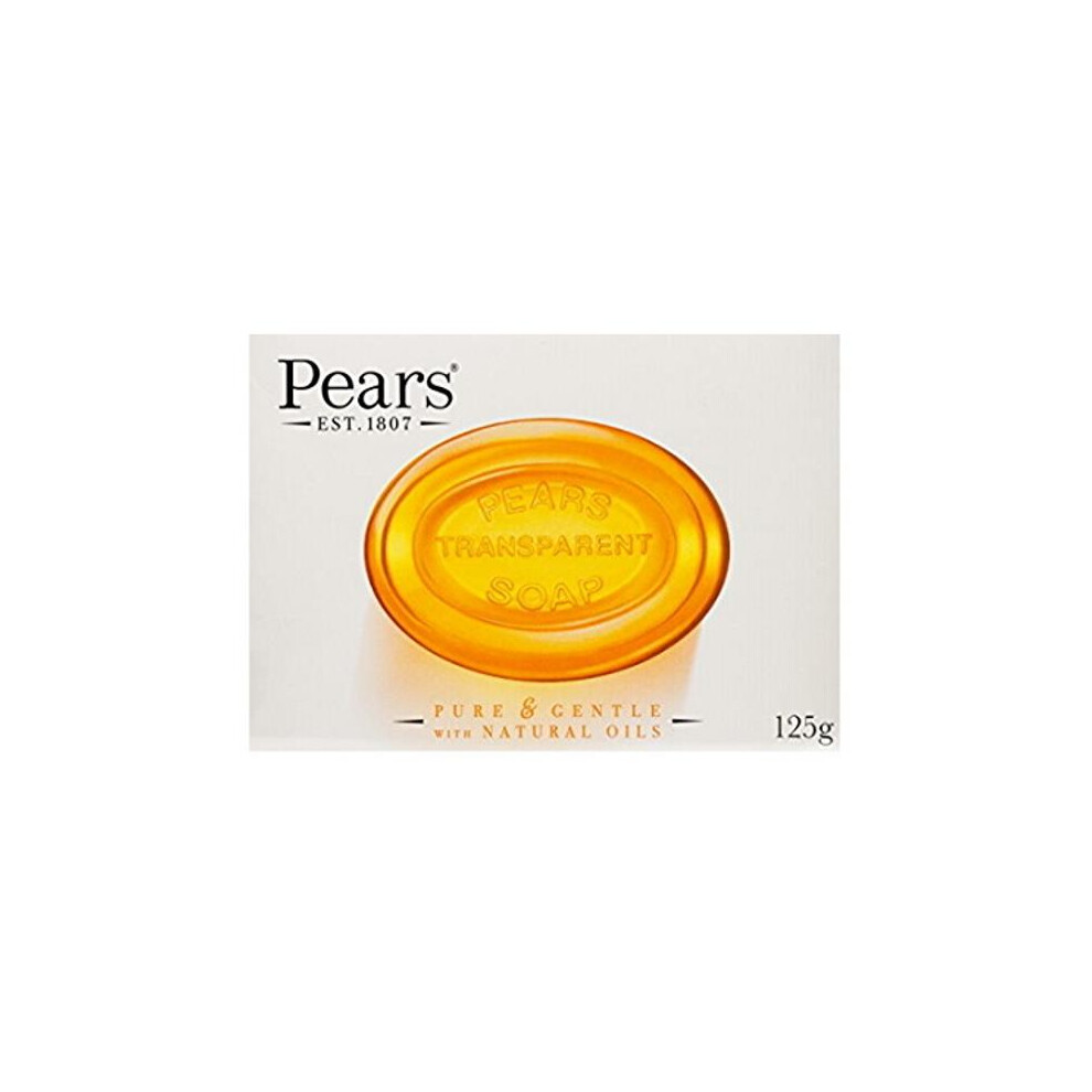 Pears 12 X Transparent Soap Pure & Gentle With Natural Oils 125G