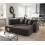 Snugg Furniture (Left Hand Corner, Black) Chiswick Corner sofa with Footstool 1