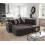 Snugg Furniture (Right Hand Corner, Black) Chiswick Corner sofa with Footstool 1