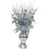 Silver Mirrored Ceramic Vase 25cm 1