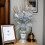 Silver Mirrored Ceramic Vase 25cm 6