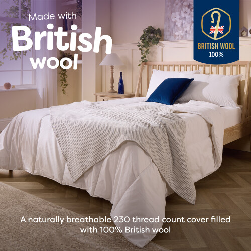 Slumberdown (Bundle - Single) Slumberdown Wonderful Wool Mediumweight Duvet 2