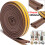 P Shaped 10M Rubber Foam Seal Strip Draught Excluder Insulation 1