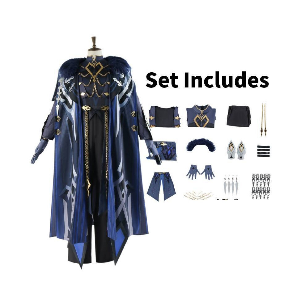 (XL)Cosplay Genshin Le Capitaine Capitaine Costume Halloween Carnaval Costume Costume