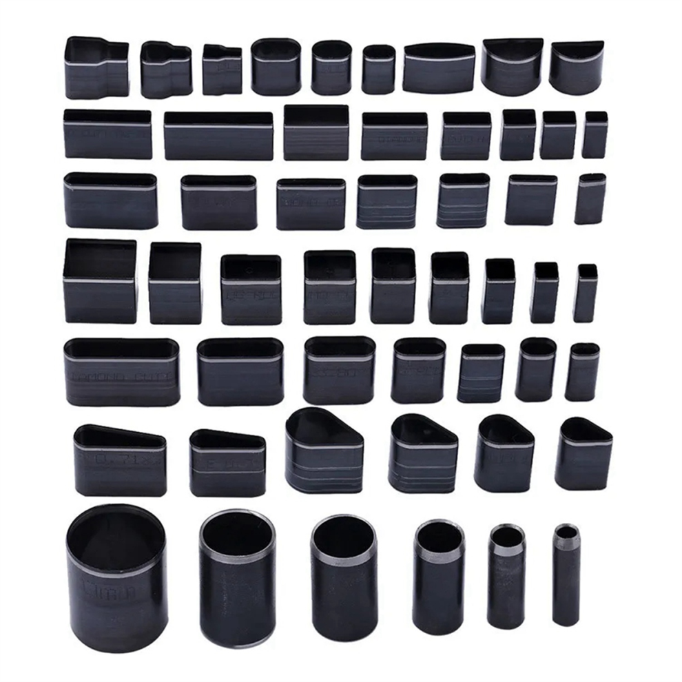 Hole Punch 52 Pcs Sharp Hollow Punch Cutter Tools Kit Carbon Steel Leather Punching Die Cutting Mold Manual Hole Puncher Set 4853572068642