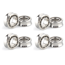 Lager, 8 Stück Stahl R188 KK Lager, geschwindigkeitsreaktive Lager aus Chromstahl mit hohem Kohlenstoffgehalt, R188 U-Nut für Yoyos-Modelle