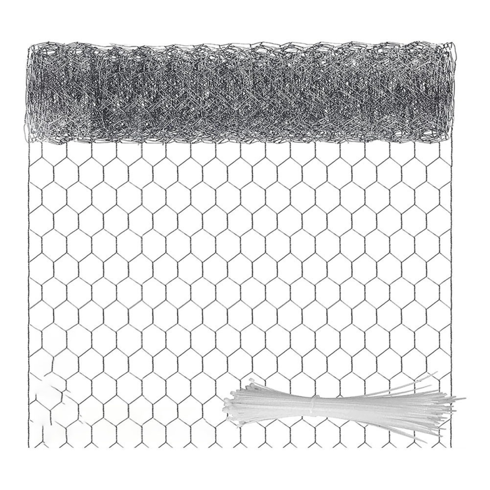 Fil de fer barbelé, grillage à poules, grillage pour jardin, grillage pour bricolage, grillage pour poulailler