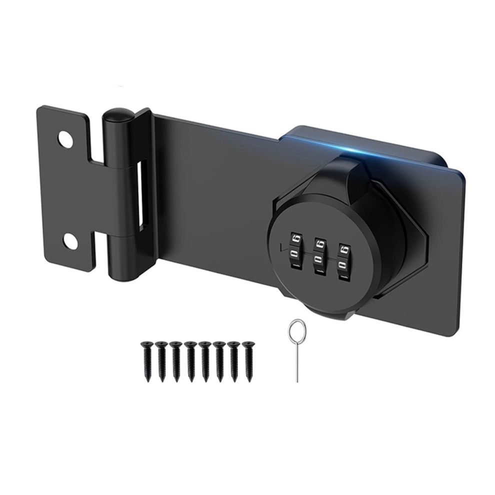 Cabinet Combination Latch Keyless Cabinet Combination Latch,Cabinet Password Locks For Cabinet,Mailbox,Office File Cabinet Lock 90Angle Black 4852384751155