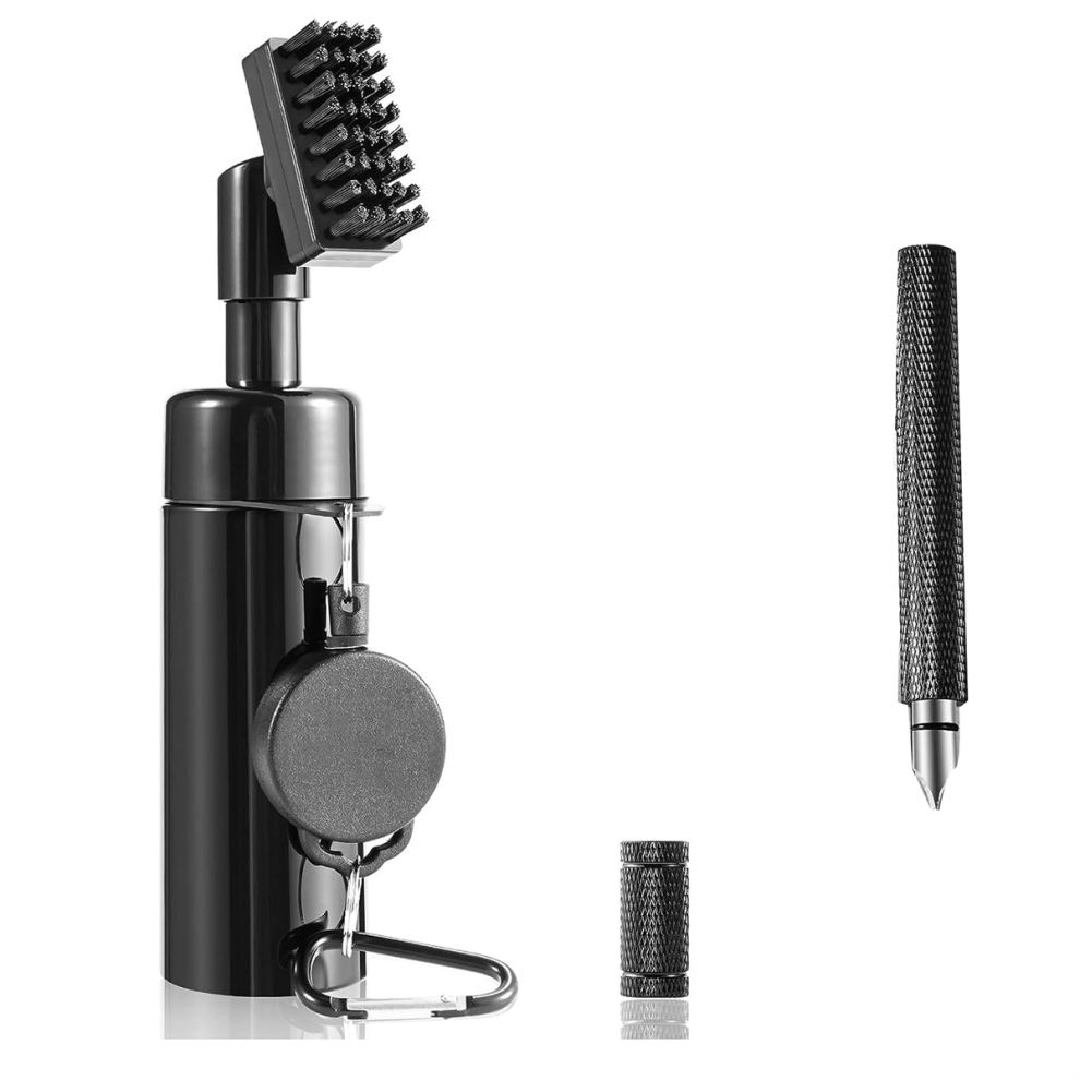 Golf Brush Golf Club Cleaner Set with Golf Club Brush Golf Groove Sharpener Golf Club Cleaning Tool Golf Water Brush-image-OPC-PGYFK92-NEW