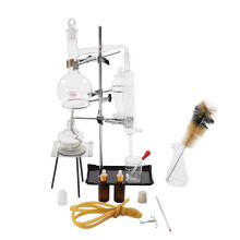 500ml Laboratory Glassware Kit Extraction Apparatus Set Glass Vacuum Distillation