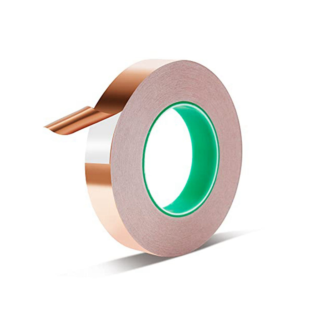 Cinta De LáMina De Cobre, Adhesiva Conductora, De 2,54 Cm X 50,8 M, Para Blindaje Emi Y De Guitarras, Artes Y Manualidades.-image