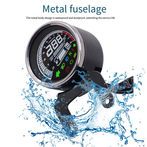 Odometer Multi-purpose Instrument Odometer LCD Screen Display Tachometer Motorcycle Supplies 2