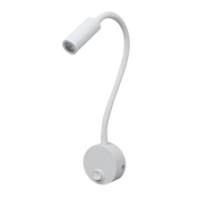 reading light 3W Wall Mounted Reading Light Flexible Gooseneck LED Sconce Lamp for Bedroom, Office, Workbench, Studio Reading Lamp