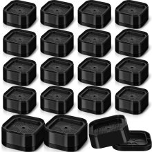 Furniture Risers  Furniture Risers Adjustable Bed Risers 1.38In Stackable Heavy Duty Bed Lifts Risers Square Bed Raising Blocks 16 Pcs