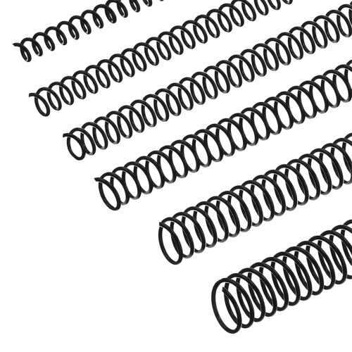 Spiral Binding Coils 120 PCS Spiral Binding Coils Plastic Binder Binding Spirals Rings Multi Size Spiral Binding Wire Combs , 4:1 Pitch 1