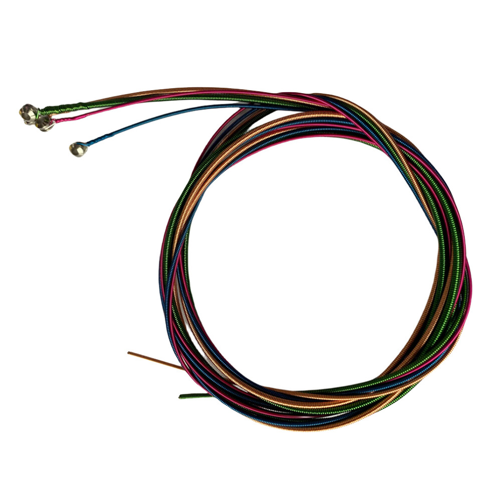 Cordes de guitare, jeu de 4 cordes pour basse électrique, cordes de guitare basse, cordes de guitare colorées de remplacement