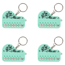 Porte-clés pour clavier électronique, porte-clés pour instruments, format de poche, micro-piano, jouet, porte-clés, breloque de sac, porte-clés-E