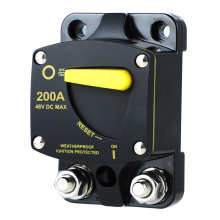 Stroomonderbreker Zekering Reset 12-48V DC Auto Audio Versterker Stroomonderbreker Waterdicht, 200A