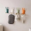 Hooks Toothbrush Holder Wall Mounted, Multi-Function Hook Waterproof Self Adhesive Single Toothbrush Hook Plug Holder for Wall 4