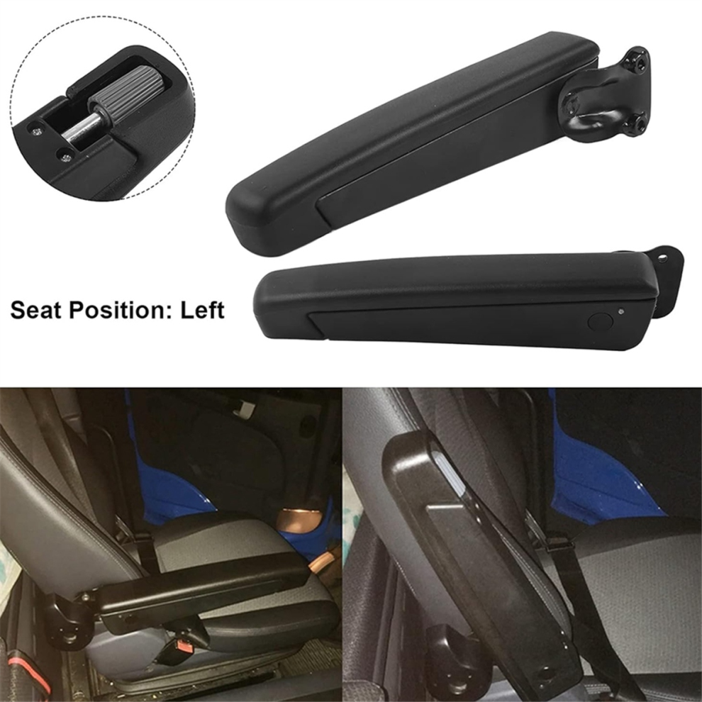Sitzarmlehne, 36 Cm, Universelle Sitzarmlehne, Verstellbar Von 0 Bis 120 Grad, Autositzarmlehne FüR Wohnmobil, Van, Boot, Lkw, AutozubehöR-image