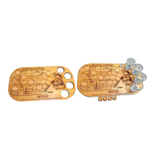 Wooden pallet 2PCS Shots & Ladders Drinking Game, Snakes and Ladders Board Game Wooden Pallet Shots and Ladders Drinking Game