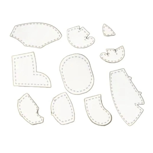 Sewing template 8Pcs/Set 10In Acrylic Template Ruler Set Memory Quilting Ruler for Sewing Template Patchwork A 1