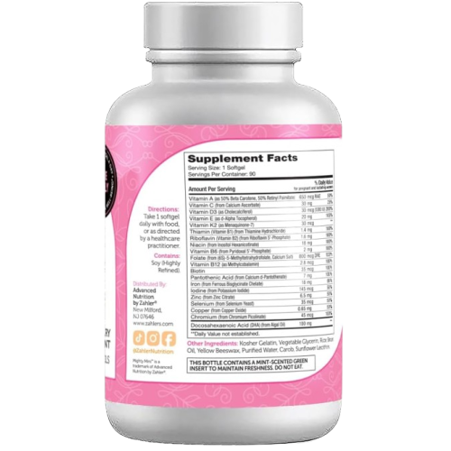 Mighty Mini Prenatal Vitamin with DHA & Folate, Unflavored, 90c 2