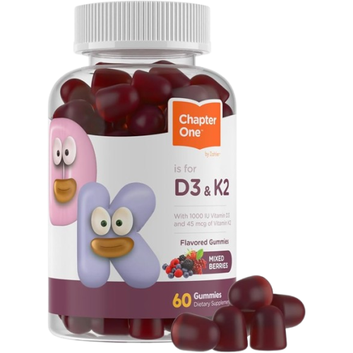 Chapter One, D3 & K2, Gemischte Beeren, 60 Gummis 1