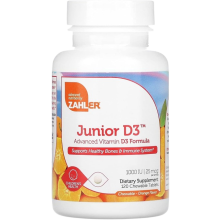 Junior D3, 1000 IU of Vitamin D3, 120c