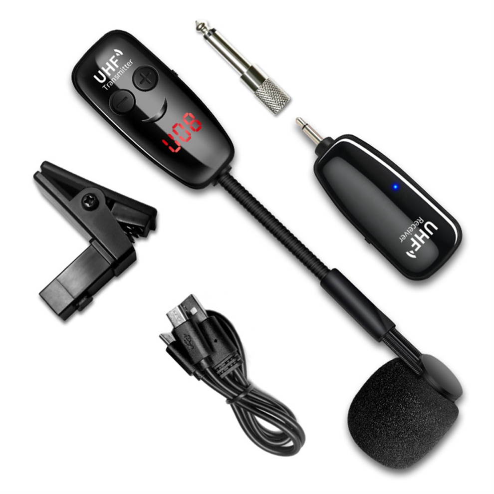 Microphone sans fil pour saxophone, microphone professionnel pour scène, micro sans fil pour saxophone, micro sans fil