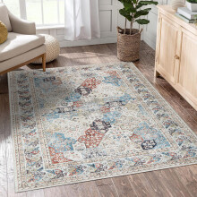 (120x170 cm (4ft x 5ft 8"), COASTAL) Extra Large Rugs Traditional Non Slip Soft Carpets