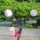 Universal Scooter Rearview Mirror 360 Rotation - Black, Handlebar Safety Mirror, 1 Pair 9