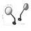 Universal Scooter Rearview Mirror 360 Rotation - Black, Handlebar Safety Mirror, 1 Pair 4