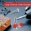 milwaukee tool kit 4PCS Handle Quick Release Pins Kit, Knurled Handle Stainless Steel Lock M6 Quick Release Pins for Rolling Toolbox 4