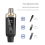 Wireless Microphone System Wireless Microphone System UHF Wireless XLR Transmitter and Receiver for Dynamic Microphone, Audio Mixer, PA System 8
