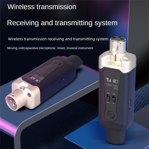 Wireless Microphone System Wireless Microphone System UHF Wireless XLR Transmitter and Receiver for Dynamic Microphone, Audio Mixer, PA System 1