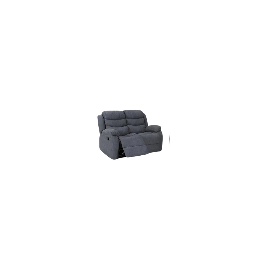 Snugg Furniture (2 Seater) Roman Fabric Recliner 3 Seater And 2 Setaer Sofa
