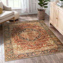 (120x170 cm (4ft x 5ft 8"), MAJESTIC) Extra Large Rugs Traditional Non Slip Soft Carpets