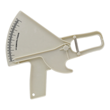 Sebum caliper Precision Caliper Sebum Caliper Fat Clip Sebum Caliper Fat Thickness Measurement Ruler Personal Fat Ruler White