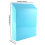 mailbox Wall-Mounted Mailbox Lockable Mailbox Wall Collection Box Farmhouse Mailbox with Key Suitable for Home Office Blue 8