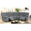 Snugg Furniture Roman Fabric Recliner Corner sofa Grey 4