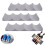 Beer bottle rack 3 Pcs Red Wine Display Stacking Bottle Rack Suitable for Kitchen Bar Hotel Multi-Purpose Stacking Display Rack, Gray 9