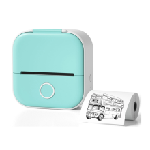 thermische printer Draagbare mini thermische etikettenprinter Thuisfotoprinter Student Verkeerde vraag Printer Mini etikettenprinter Prijskaartje,C