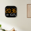 LED electronic clock Digital Wall Clocks Temperature Date Week Dispaly Electronic Table Clock 12/24H Wall-Mounted LED Alarm Clock Remote,E 9