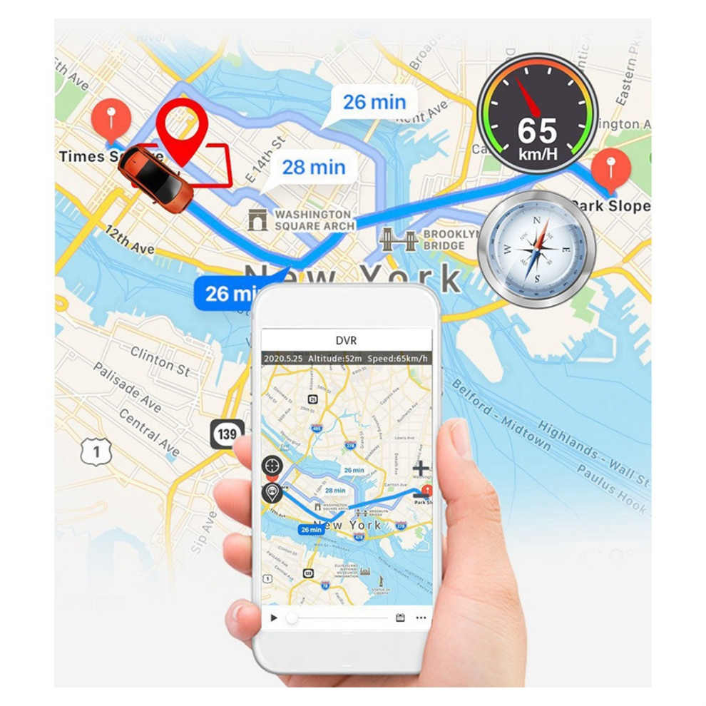 driving recorder T8 Driving Recorder 4K HD Dual Recording Night Vision Wireless WIFI Interconnection GPS Track Car Camera-image-OPC-PGYFWDT-NEW