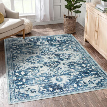 (120x170 cm (4ft x 5ft 8"), TRANQUIL) Extra Large Rugs Traditional Non Slip Soft Carpets