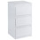 Sienna 3 Drawer Bedside Table storage space for personal items- White 4