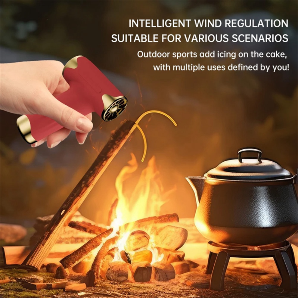 Turbo Fan Brushless Motor Mini Turbo Jet Fan Powerful Blower 100000 RPM Wind Speed 20M/S Portable Outdoor Turbo Duct Fan Red-image-OPC-PGYFX6K-NEW