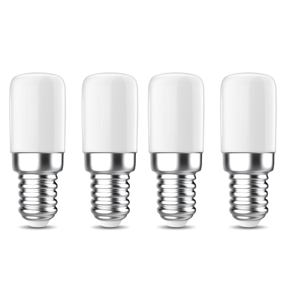 Fridge Bulb Fridge Bulb, 1.5W E14 LED Light Bulb, 150LM Cool White 3000K Energy Saving Light Bulbs, for Fridge, Cooker Hood 4 Pack