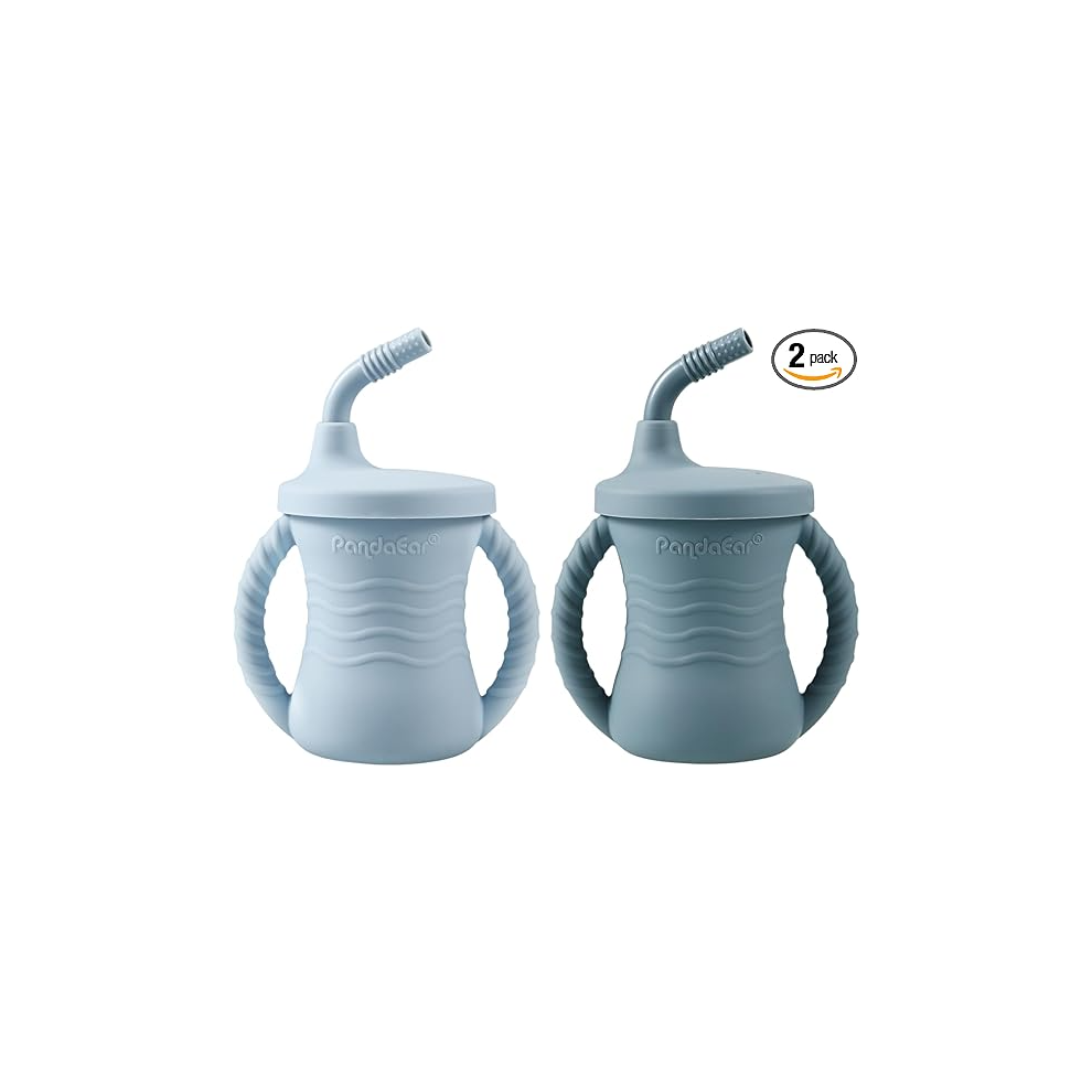Pandaear 2 Pack Sippy Cups For Toddlers With Straw And King Pandaear Store